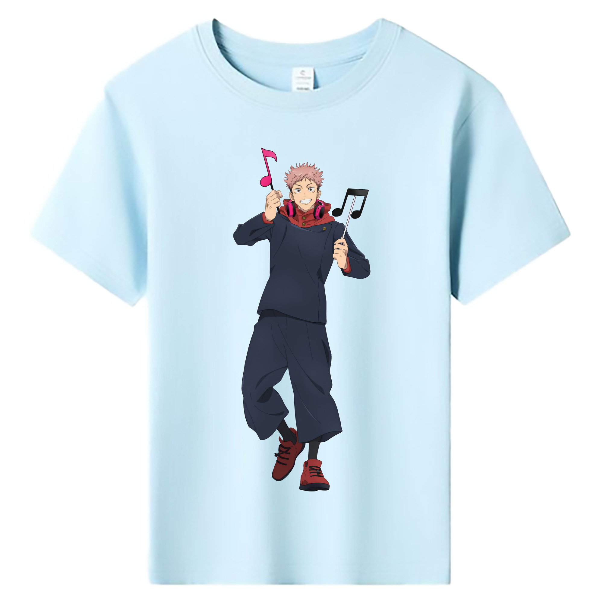 （画像用） 呪術廻戦 Jujutsu Kaisen 綿100％キッズTシャツ（フロントプリント）